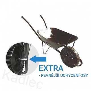 Kolečko 60l bantam plný extra silná osa