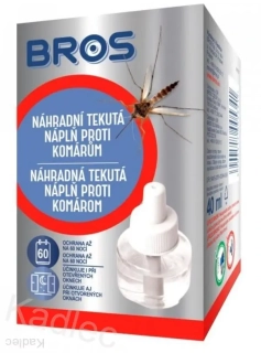 Bros - náhradní tekutá náplň proti komárům 40 ml (60 nocí)