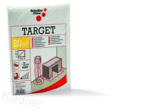 TARGET zakrývací fólie z HDPE, čirá 4X5M