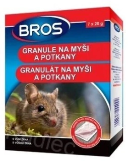 BROS granule na myši a potkany 7x20g