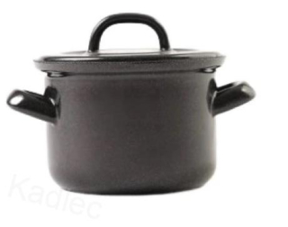 Olymp, Hrnec s poklicí 12 cm, 1,0 l BERYL černý