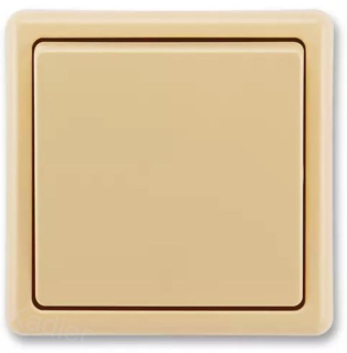 ABB Classic vypínač č. 1 béžový - spínač jednopólový 3553-01289 D2